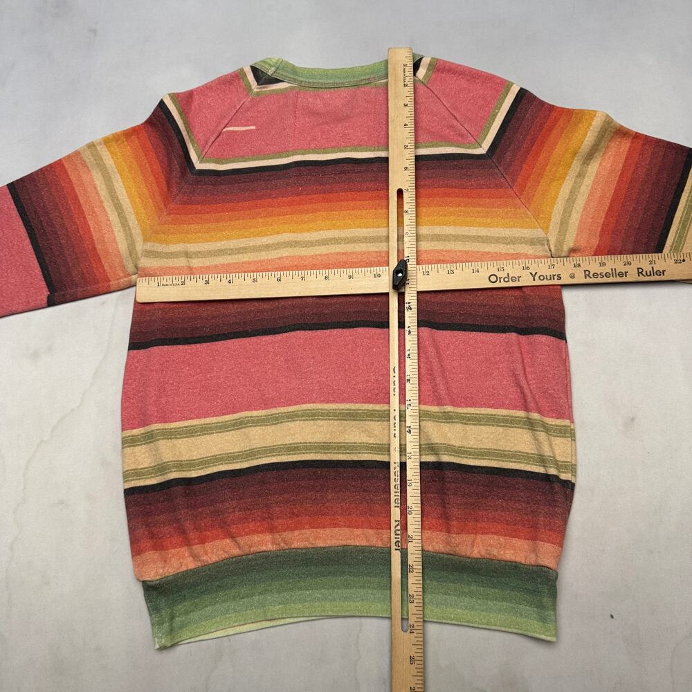 Aviator Nation Serape Bolt Stitch Crew Sweatshirt Women's XS Retro Rare - Picture 7 of 10